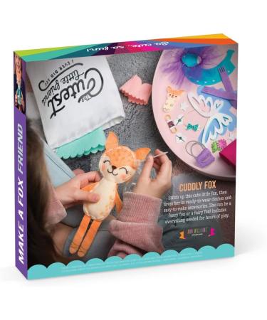 Craft-tastic Fox Friend Craft Kit - Learn to Sew 1 Stuffie with Clothes & Accessories - Buy Online on GoSupps.com
