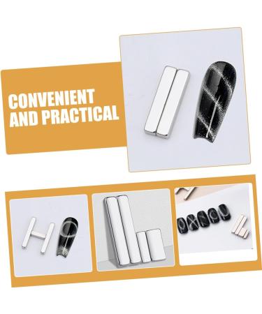 Beavorty 4 Sets magnet set suite gel fancy nail cat eye nail tool cat eye gel nail polish magnet nail polish Strip nail art tools 4 piece set magnetic cat eyes magnets - Buy Online on GoSupps.com