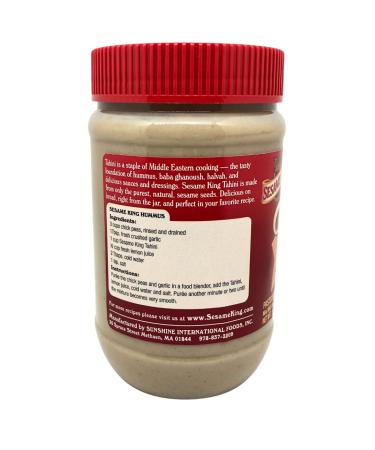 Sesame King Roasted Tahini 16oz Jars (2 Pack) + WYKED YUMMY 4-in-1 Measuring Spoon Bundle - Buy Online on GoSupps.com