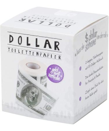 US Dollar Toilet Paper - Funny Gift Item in Dollar Bill Packaging - Joke Gift for All Occasions - Buy Online on GoSupps.com