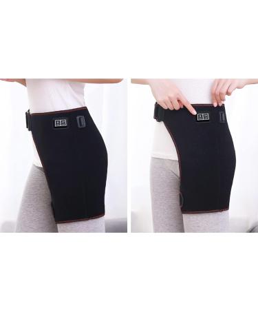 Heated Groin Support Bandage - Adjustable Compression Wrap for Hip, Thigh, and Sciatica Relief - Men & Women - Buy Online on GoSupps.com