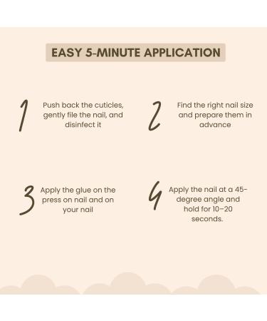  Gelify Press On Nails - Soft Gel Self-Adhesive False Nails - Complete Kit with Accessories - Gelify (baby boomer) - Buy Online on GoSupps.com