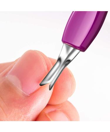 Cuticle Trimmer Professional Cuticle Pusher V Shaped Cuticle Remover Manicure Dead Skin Removal Tool Toe Nail Care for Home and Nail Shop (12Pcs) - Buy Online on GoSupps.com