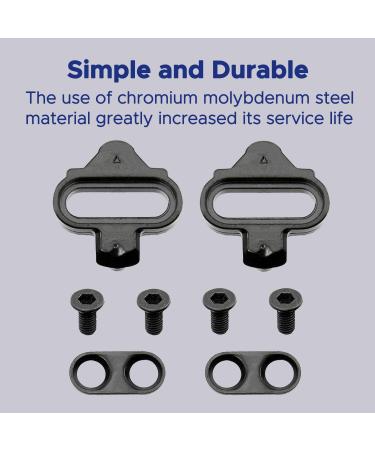 GAPVOS Durable Cycling Cleats for Shimano Compatible Spin & Mountain Bikes - Black - Buy Online on GoSupps.com