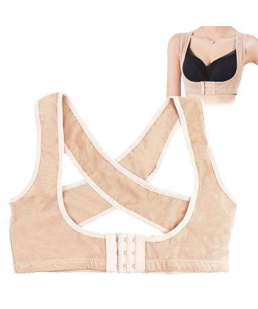 FERCAISH Hunched Corrector Belt Adjustable Chest Breast Support Belt Posture Corrector Humpback Correct for Upper Back Straight Holder Back Brace for Posture Correction(XX-Large)