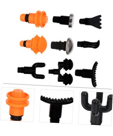 Anneomas 9-Piece Massage Head Set - Fascia Attachments for Athletes & Pain Relief | Enhance Your Massage Experience - Buy Online on GoSupps.com