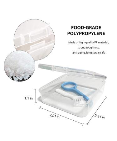 AMHDV Orthodontic Retainer Case with Aligner Removal Tool, Mirror & Bag - Regular Size Dental Mouth Guard Box - Buy Online on GoSupps.com