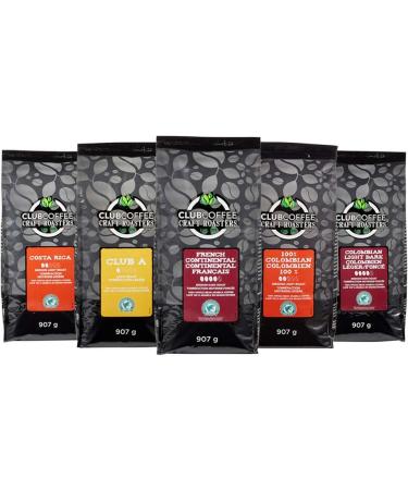 Club Coffee Craft Roasters French Continental - Medium Dark Roast Whole Bean Coffee Rainforest Alliance Certified 2 Pound Bag French Continental - Medium Dark Roast 907 g (Pack of 1) - Buy Online on GoSupps.com