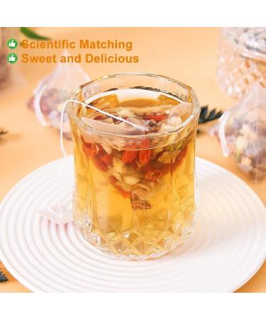 Rock Sugar Snow Pear Jasmine Tea Bag 250g/8.81oz (5g*50bags) Goji sans caf ine d licieuse boisson tisane m lange de th aux fleurs - Buy Online on GoSupps.com