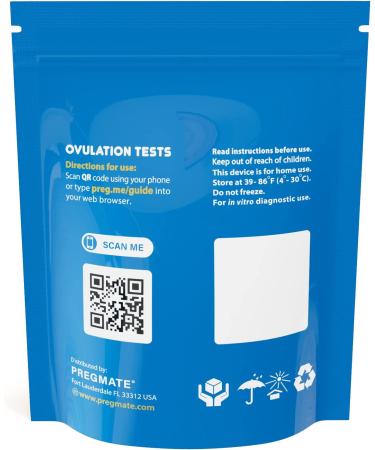 Pregmate Ovulation Predictor Kit - 20 Midstream Tests (20 Count) - Buy Online on GoSupps.com