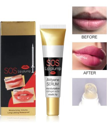 Lip Plumper Gloss Volumizing Lip Serum lip gloss Lip Enhancer and Lip Care Serum moisturizes and reduces wrinkles leaves the lips fuller and moisturizing 5 ml lip mask 12 - Buy Online on GoSupps.com