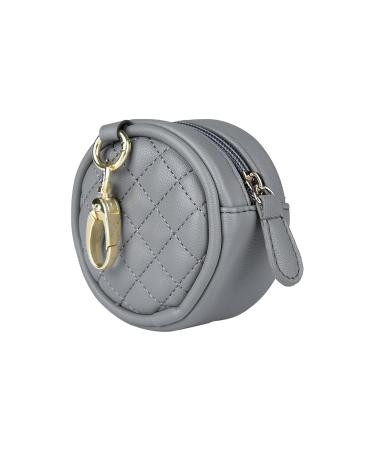 Harayaa Pacifier Holder with Clip & Bag | Gray Pacifier Pendant for Strollers & Diaper Bags | Store 2 Pacifiers - Buy Online on GoSupps.com