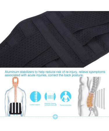 NSXAYIWE Back Support Belts | Breathable Lordosis Support for Men & Women | Ideal for Home & Work Lifting - Buy Online on GoSupps.com