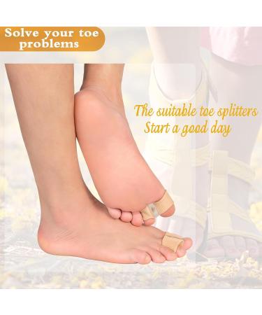 Soft Washable Toe Separators for Women Men - Relieve Foot Pain & Correct Hammer Toe - 2 Pair Small - Suitable for Bunion & Hallux Valgus - Buy Online on GoSupps.com