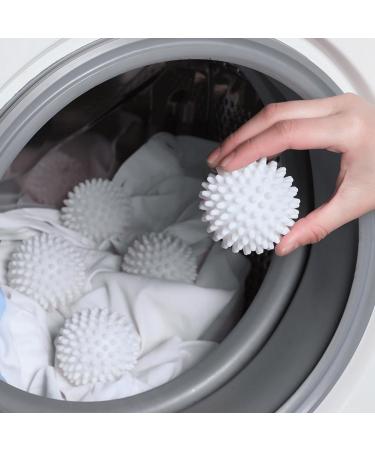 Hislaves Decontamination Laundry Ball for Clean Clothes Efficient Eco-Friendly Tangle-Free 1/2/4pcs Effective Breaking Down White 4pcs 4pcs White - Buy Online on GoSupps.com