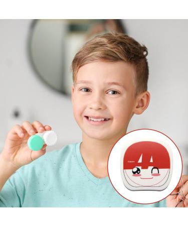 WHRCY Cute Cartoon Contact Lens Box - Mini Set for Soaking & Outdoor Use | Perfect Lens Holder & Container - Buy Online on GoSupps.com
