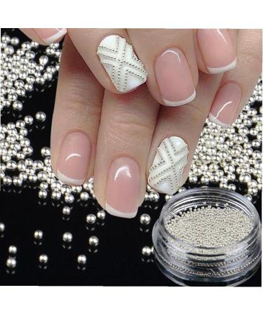 Ruluti Nail Art DIY Metal Pearl Decoration Wheel - 5D Caviar Nail Art Accessories | Salon Quality Manicure Tools - Buy Online on GoSupps.com