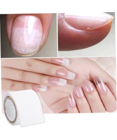 Healeved Nail Reinforce Tools Halloween Nail Wraps Nail Protector for Acrylic Honeycomb Lip Gloss Tube Artificial Silk Nail Self Adhesive Nail Sticker Fiberglass Care Nail Supplies White - Buy Online on GoSupps.com