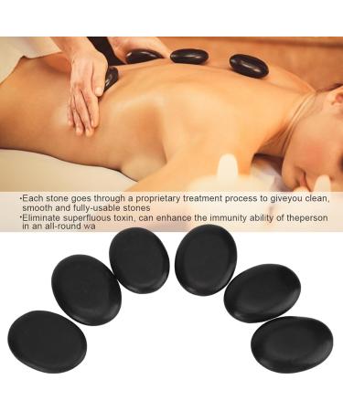 Hot Stone Massage Set - Energy Healing Body Therapy Stones for Home Spa Relaxation - Buy Online on GoSupps.com