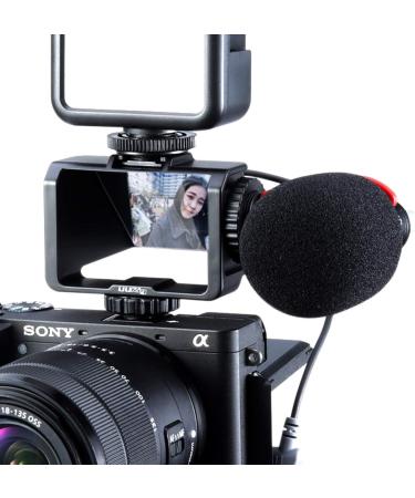 UURig Vlog Selfie Flip Screen for Sony A7R3/A7III/A7II/A6000/A6300/A6500 | Cold Shoe Bracket Microphone Mount for Fujifilm XT3/XT20, Canon, Panasonic, Nikon - Reverse Mirror - Buy Online on GoSupps.com