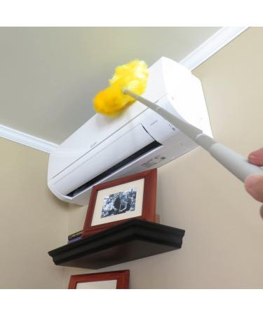 Evelots Ceiling Fan Duster - Extendable Up to 9 Feet - Dual-Sided Static Microfiber Brush - Buy Online on GoSupps.com