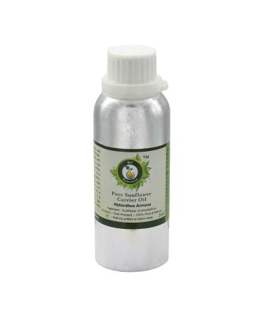R V Essential Carrier de tournesol pur Huile 300ml (10oz) - Helianthus annuus (100% Pur et naturelle press e froid) Sunflower Carrier Oil 300 ml (Pack of 1)