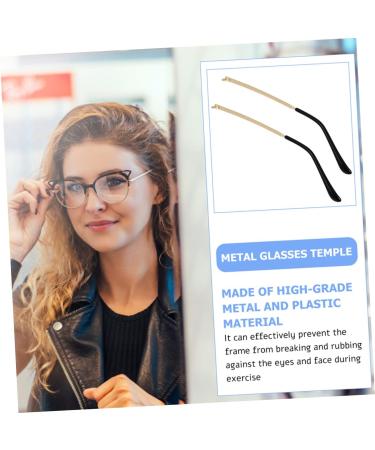 Ultechnovo Universal Glasses Replacement Legs - 4 Pairs of DIY Temple Tips for Men & Women - Glasses Repair Accessories - Buy Online on GoSupps.com