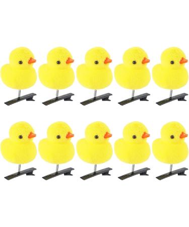 Huasean 10 Yellow Duck Hairpin Set Duck Hair Clips Cartoon Duck Hair Clips For Adults And Children Duck Plush Hairpin Set Fun Animal Hair Clips Hair Accessories That Bring Good Luck Standard - Buy Online on GoSupps.com
