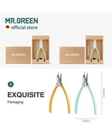 MR.GREEN Stainless Steel Ingrown Toenail Clippers for Thick Nails with Nail Remover - Pedicure Manicure Tools - Buy Online on GoSupps.com