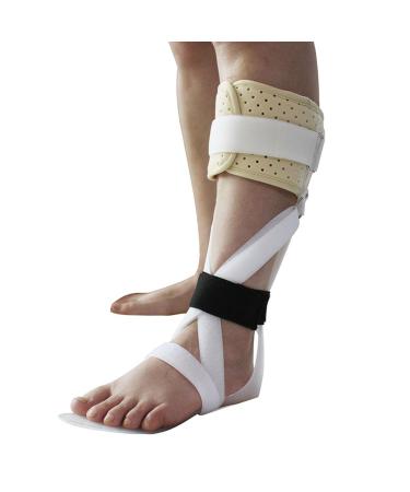 SFKLYU Footrest Orthesis Ankle Support Stabiliser with Removable Bandage Drop Foot Support Splint Ankle Foot Orthosis Support for Support When Walking Left S S Left