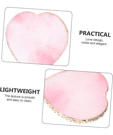  SOESFOUFU Nail Palette Nail Art Polish Mixing Plate Nail Color Mixing Plate Nail Mixing Plate Nail Mixing Nail Accessories Heart Shape Resin - Buy Online on GoSupps.com