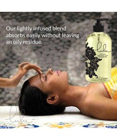 Lulu Massage Oil 16oz - Full Body Relief for Joints & Muscles | Scented with Essential Oils | Couple Massage Therapy | Made in USA - Buy Online on GoSupps.com