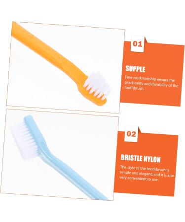 Yardwe 30 pcs for Dual-head Puppy Dog Small Supplies Portable Cat Pets Nylon Brush Oral Handheld Clean Pet 1 count (Pack of 1) Assorted Colorx3pcs - Buy Online on GoSupps.com