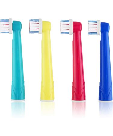 Oral-B Kids Brush Heads - 4 Pack | Compatible with Vitality, Genius, Smart Series, Pro Triumph & Advance Power Toothbrushes - Buy Online on GoSupps.com