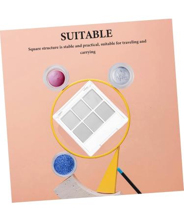 Healeved 3ensembles Palette de Fards Paupi res Vide Transparente avec Rangement pour Pinceaux et Compartiments pour Tester les Couleurs de Maquillage - Buy Online on GoSupps.com