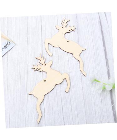 COHEALI 40 Pcs Christmas Ornaments Unfinished Christmas Wooden Wood Cutouts Accessories Manual Crafts As Shownx2pcs Size 2x2pcs - Buy Online on GoSupps.com