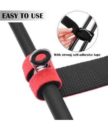 Ruijie 10-Piece Fishing Rod Straps Set - Elastic Rod Belts in 5 Colors for Fishing Rods Badminton Rackets & Golf Clubs - Buy Online on GoSupps.com