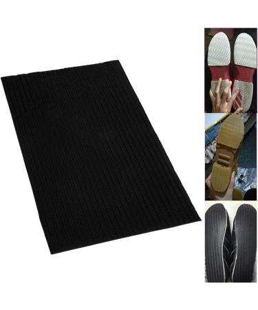 Rubber Sole Repair Sheet - Wear Resistant Anti-Slip Shoe Bottom Pad (Black) - Buy Online on GoSupps.com