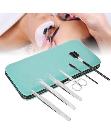 Eyebrow Grooming Set Professional Eyelashes Extension Kit Tweezers Scissors Brushes Makeup Tool - Buy Online on GoSupps.com