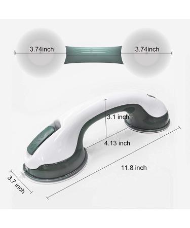 WYMY 2 Pack Shower Suction Grab Bar Shower Handle with Strong Hold Suction Cup Grip Grab in Bathroom Bath Handle Grab Bars for Bathroom 12 Inch - Buy Online on GoSupps.com