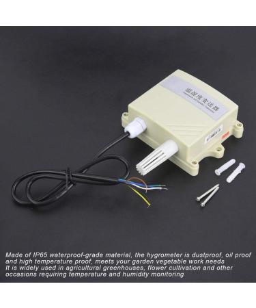 Temperature and Humidity Collector High Precision Waterproof Temperature and Humidity Collector Transmitter/Temperature Sensor Outside Thermometer Temperature and Humidity Transmitter - Buy Online on GoSupps.com