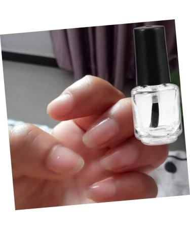  Mikinona Mikinona Set of 20 x 5ml Glass Nail Polish Bottles with Black Brush for Oil Reusable and Reconditioned - Buy Online on GoSupps.com