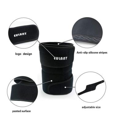 Hamstring Compression Sleeve with Thigh & Hip Support for Pain Relief & Recovery - Anti-Slip Silicone Strips - Unisex - Buy Online on GoSupps.com