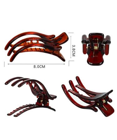 Aaiffey Alligator Clips for Hair - 3Pcs Women's French Curved Medium Hair Clips - Buy Online on GoSupps.com