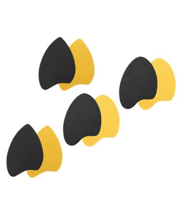 FRCOLOR 4 Pairs Anti-Slip Stickers for Soles Shoe Inserts Shoe Accessories High-Heel Rubber Heel Sole Grips Shoes Anti-Slip Stickers Wear-Resistant Shoes Stickers Shoes Sole Stickers Patch