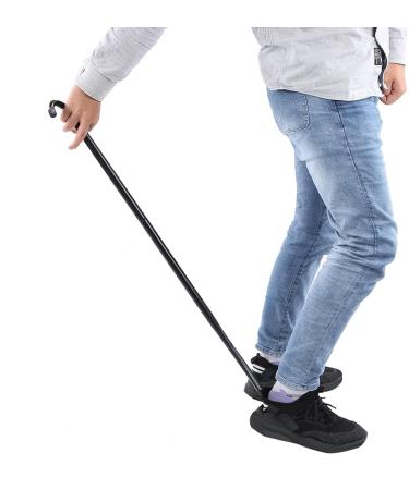 Removable Dressing Stick & Shoe Horn | Portable Aids for Easy Shoe & Sock Wear - 31x10x3 - Buy Online on GoSupps.com
