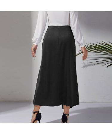 Flower Pattern Chiffon Mini Skirt - Short Beach Dress with Petticoat Extension | Casual Black Swing Skirt for International Shipping - Buy Online on GoSupps.com