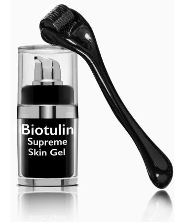 Biotulin - Supreme Skin Gel Facial Lotion Reduces Wrinkles Skin Care Product Anti Aging Treatment (15ml) with Skinroller