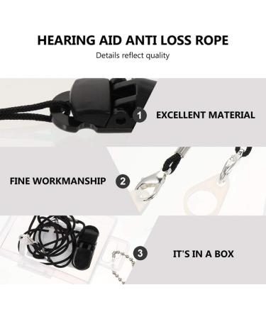 Baluue 2PCS Hearing Aids Clip Hearing Aid Comfort Protection Security Fits Hearing Instruments Secure Your Hearing Aid or Amplifier for Adults Seniors - Buy Online on GoSupps.com