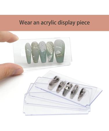 HIOPOIUYT Transparent Dustproof Box For False Nails Art Keep Your Masterpieces Clean Adjustable Dividers Easy To Carry Protective Case For Nail Products Black - Buy Online on GoSupps.com